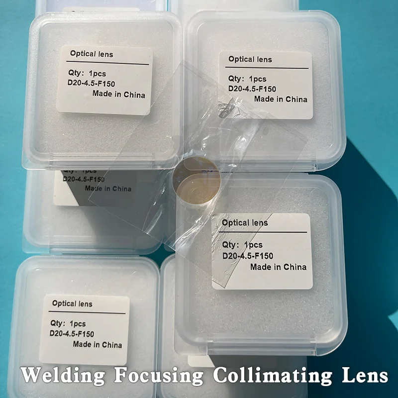 10 Stück Laser-Handschweißreinigungslinse D16/20*5.0-F60 Kollimator-Fokuslinse D20*4.5-F150 für CQWY WSX QiLin Sup Schweißpistole – Detail 2