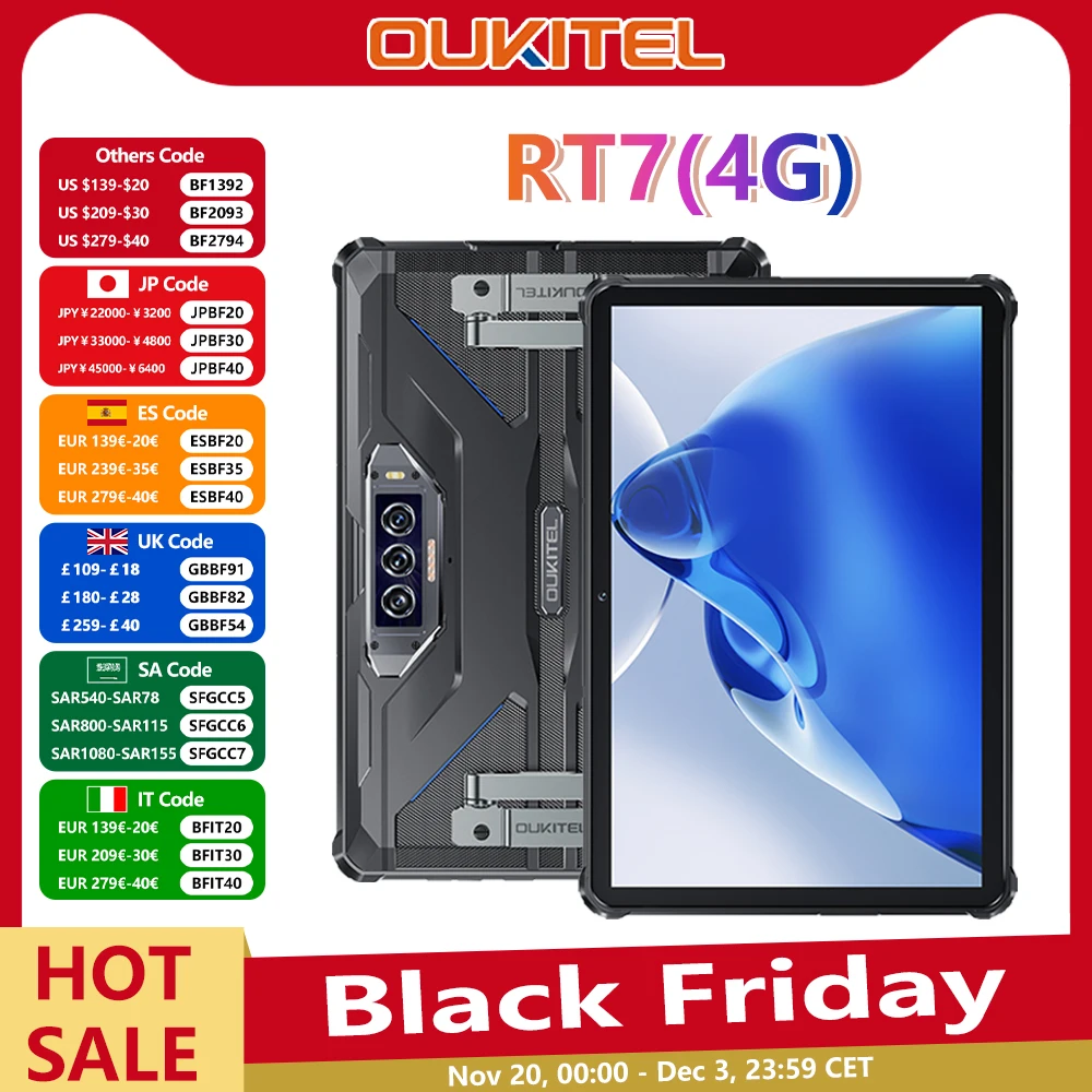 مراجعة وتحليل جهاز Oukitel RT7 TITAN 4G: جهاز لوحية قوي وموثوق بسعة بطارية كبيرة