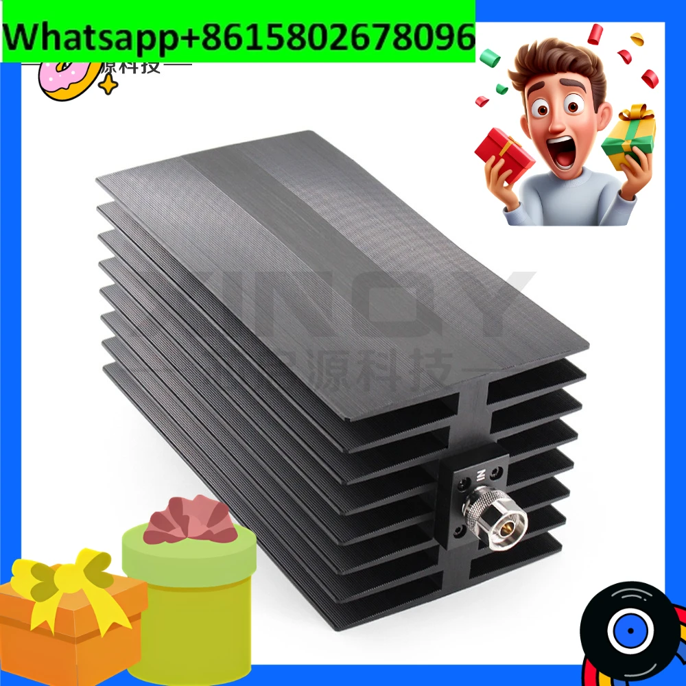 

Signal attenuator N-type coaxial fixed attenuation head 8GHz 300W high-power attenuator