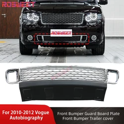 Front Grille and Front Bumper Trailer Cover For 2010 2011 2012 Land Rover Range Rover Vogue Autobiography Style L322 LR026421