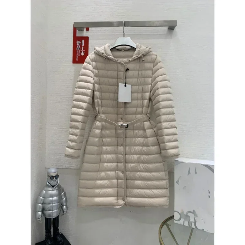 MC-Doudoune d'hiver en duvet d'oie pour femme, meilleure veste à glissière optique, manteau de loisirs féminin, combinaison d'hiver, mode 90