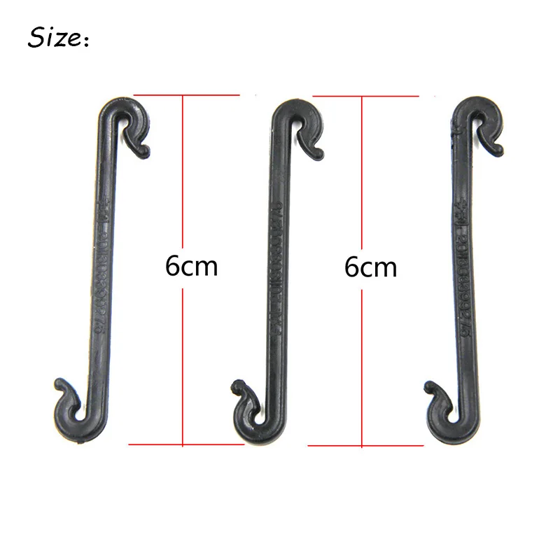 100/50Pcs Plastic Plant Fixing Clips Buckle Hook Supports Connect Reusable Protection Grafting Fixing Tool Gardening Supplies