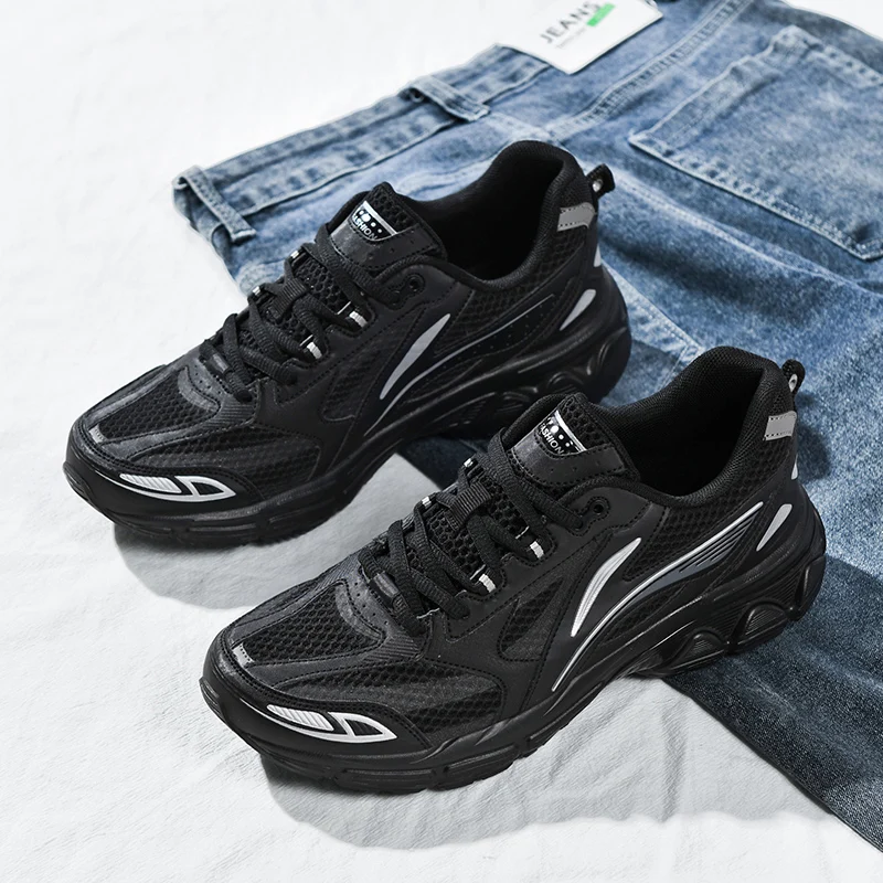 

Весенне-осенние популярные модные амортизирующие кроссовки, удобная и дышащая спортивная обувь