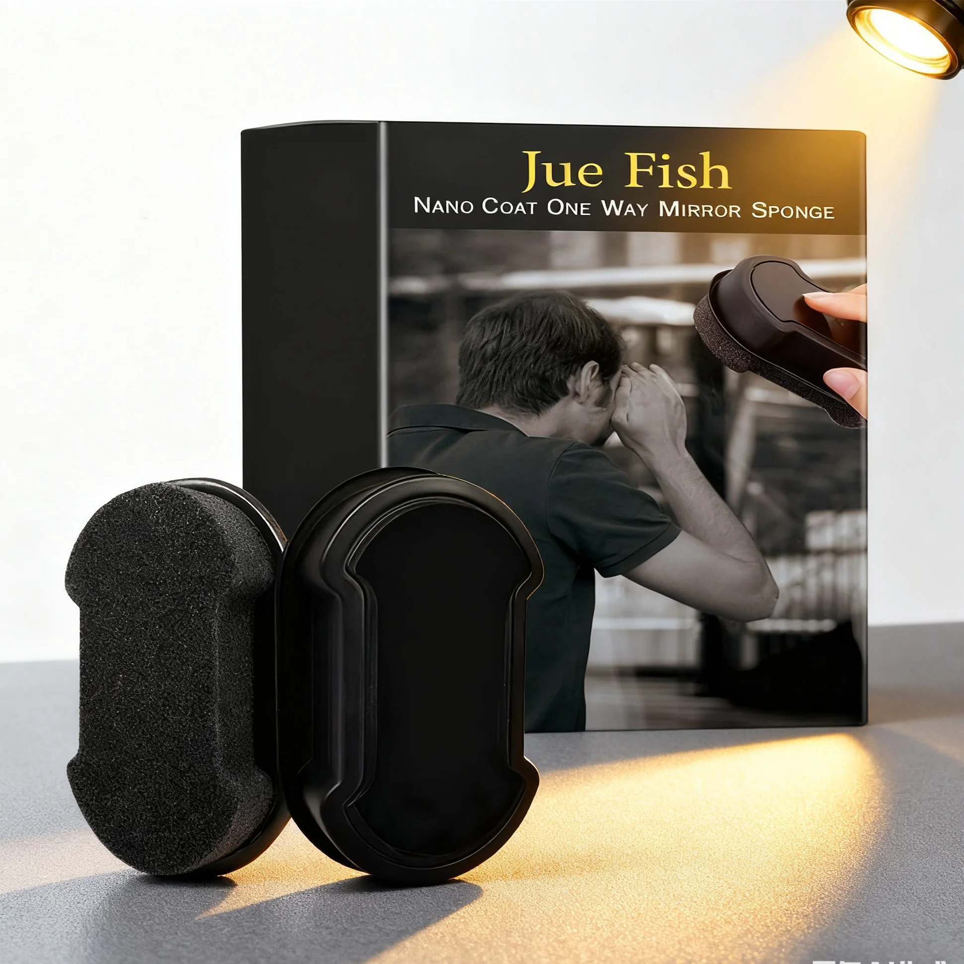 Anti-Peeping Glass Sponge for Windshield Car Privacy Protection Isolate Nano Residue for Streak-Free Cleaning Security ﻿