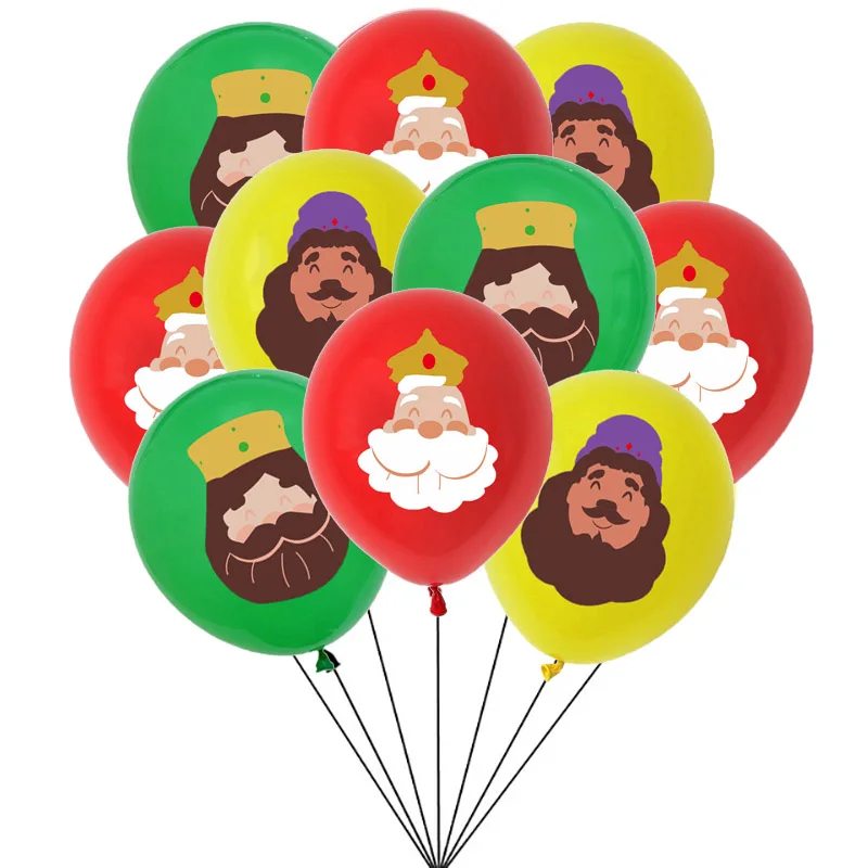 15 stücke 12 zoll König Latex Ballons Cartoon König Drucke Hause Kinder Geburtstag Party Dekorationen Baby Dusche Spielzeug