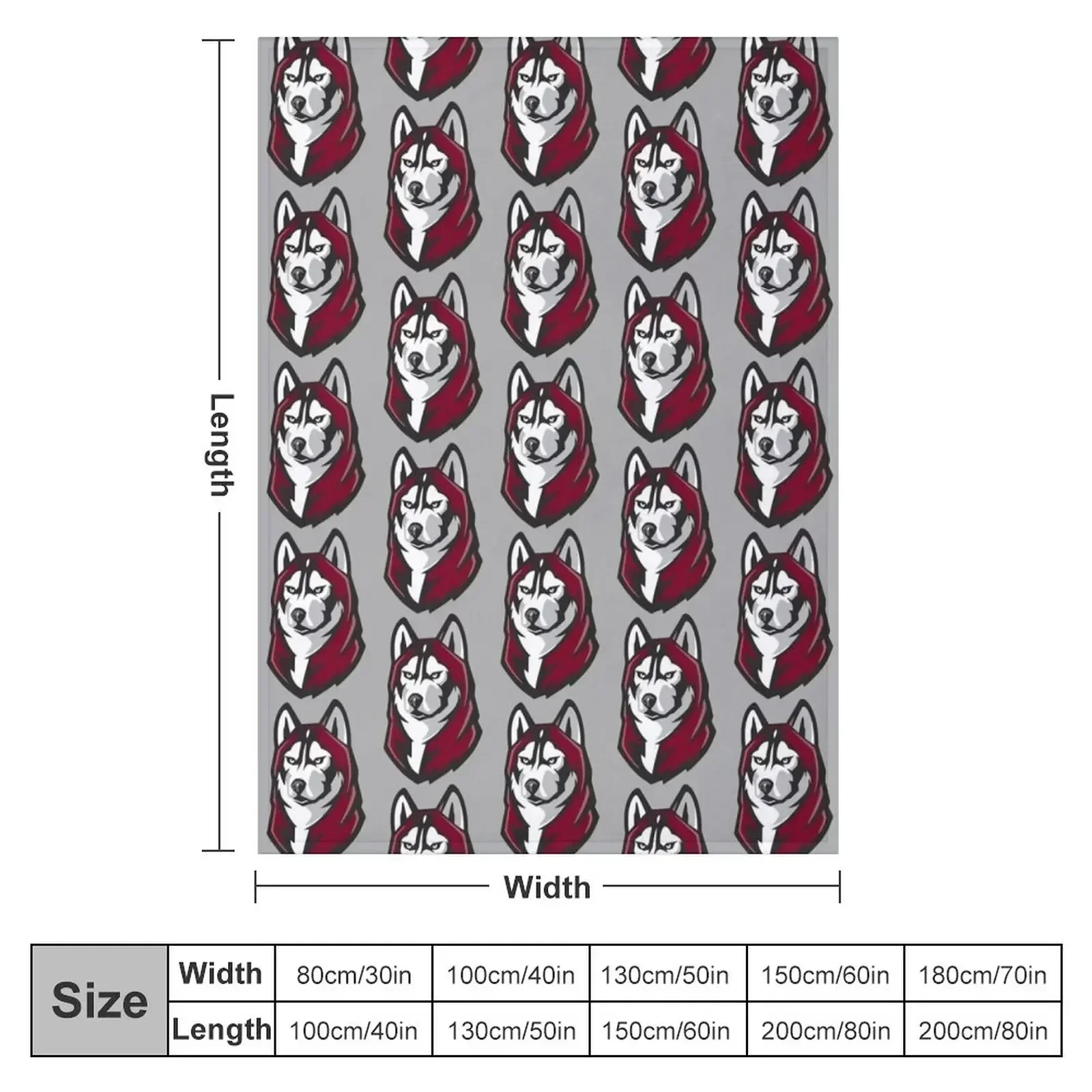 Bloomsburg Huskies Throw Blanket