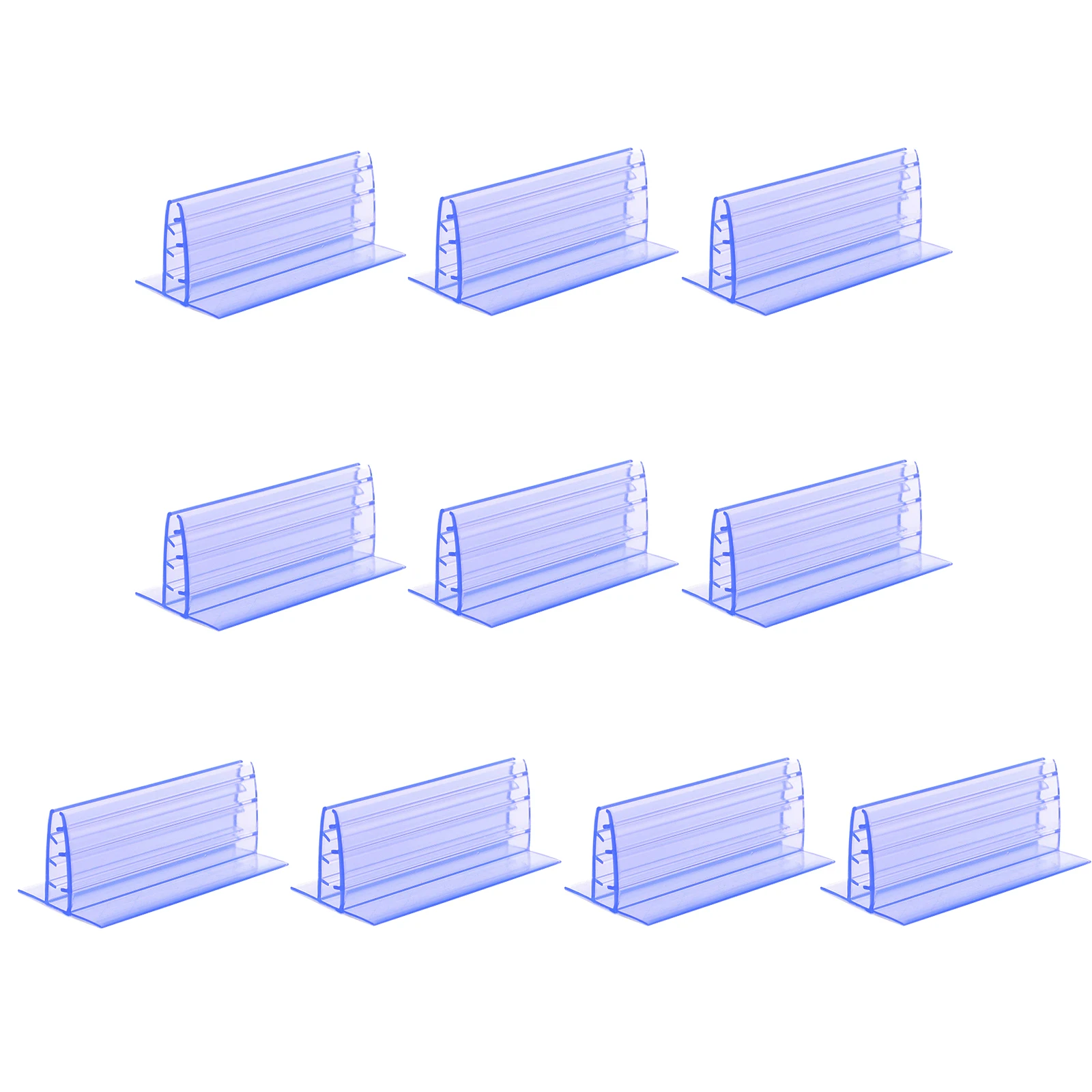 

Advertising Clip Display Accessories PVC Material Price Stand Sneeze Guard Holder Acrylic Panel Rack Label Fix Smooth
