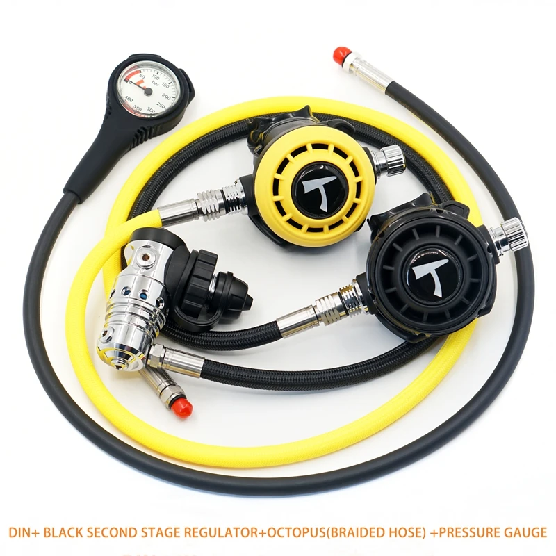 

High Quality B2 Breathing Scuba Diving Regulator Set for Underwater Snorkeling Training Professional Submersible Equipment