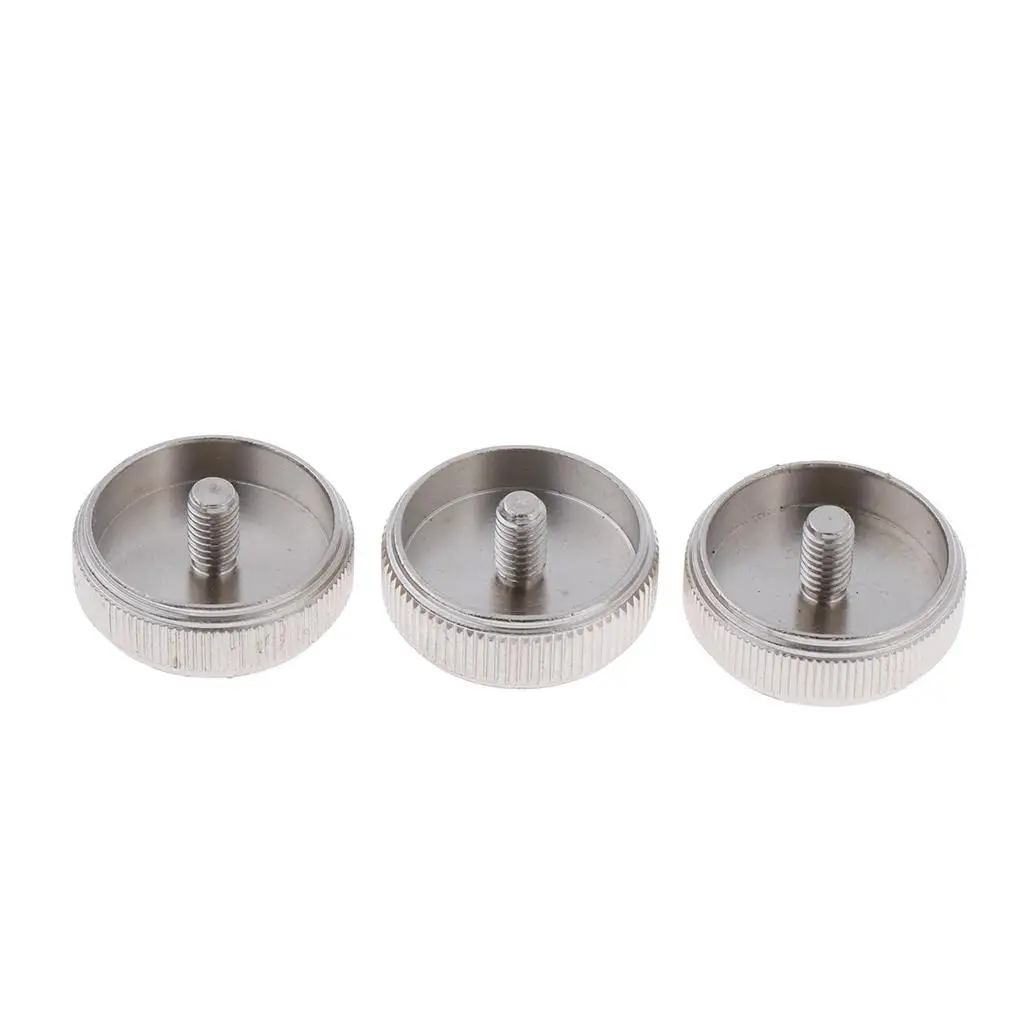 Euphonium Valve Finger Button Chrome Plated Brass Instrument Accessory Traffic Popular for Euphonium Replacement