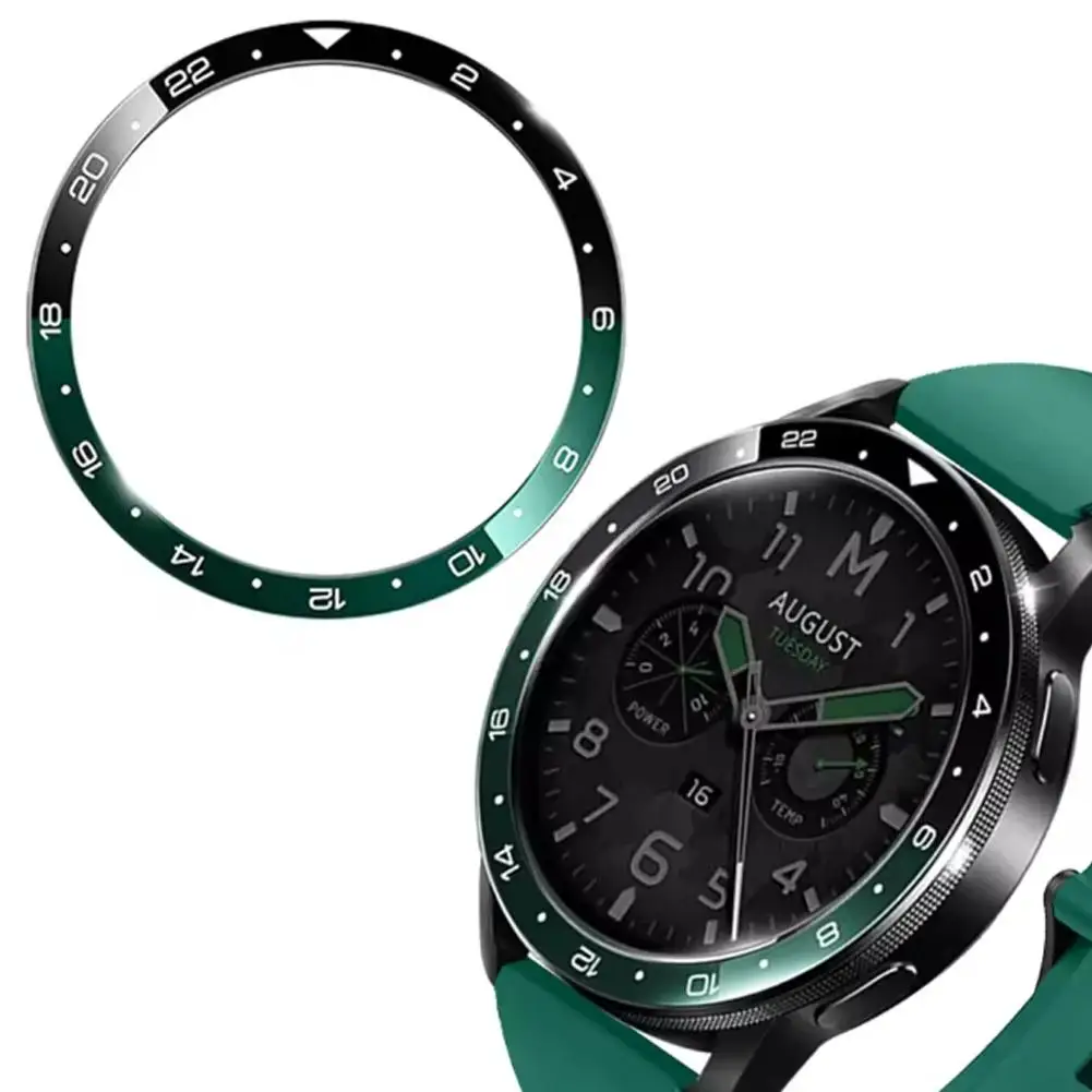 حلقة الحافة لساعة Xiaomi S3/S4 حافظة حماية من الفولاذ المقاوم للصدأ وغطاء حماية جديد وقفل أسنان مرن