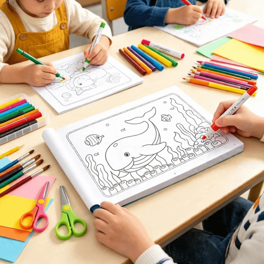 Early Education Toys Stick Figures Coloring Books Animals Graffiti Drawing Book Baby Drawing Toy Early Learning