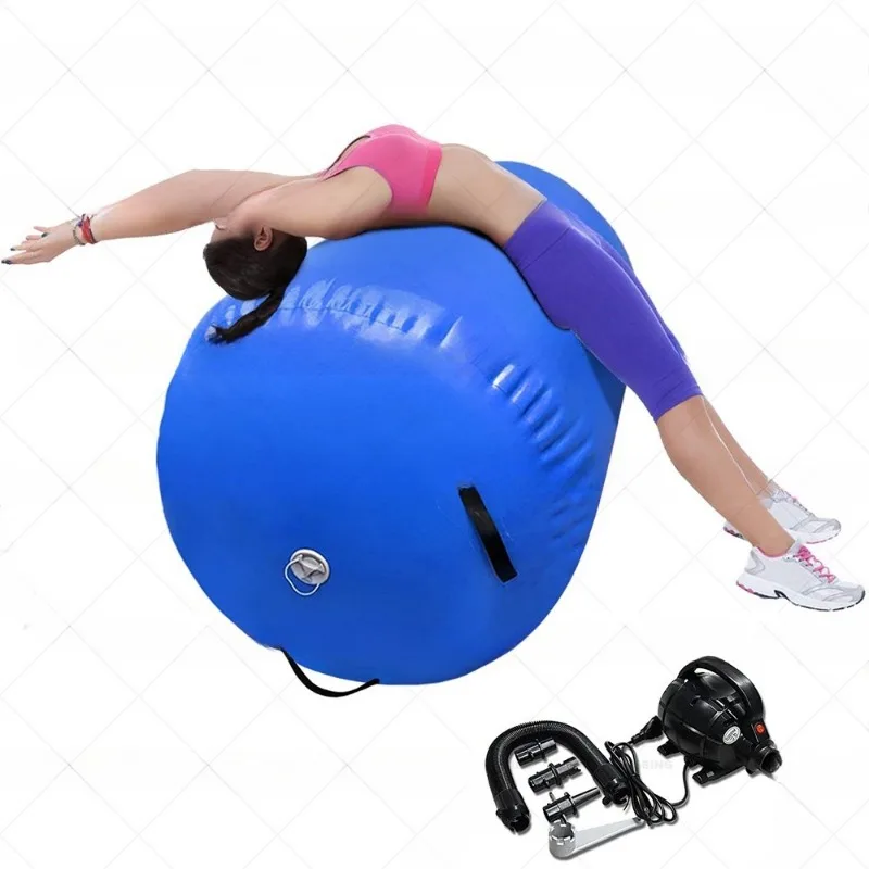 Roller Inflatable Roller Pad, Roller Type Track Gymnastics Equipment Sports Pad with Electric Pump