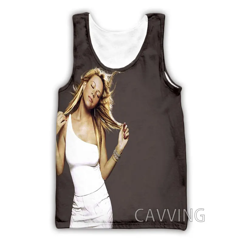 CAVVING 3D Printed  Mariah Carey  Tank Tops Harajuku Vest Summer Undershirt Shirts Streetwear for Men/women