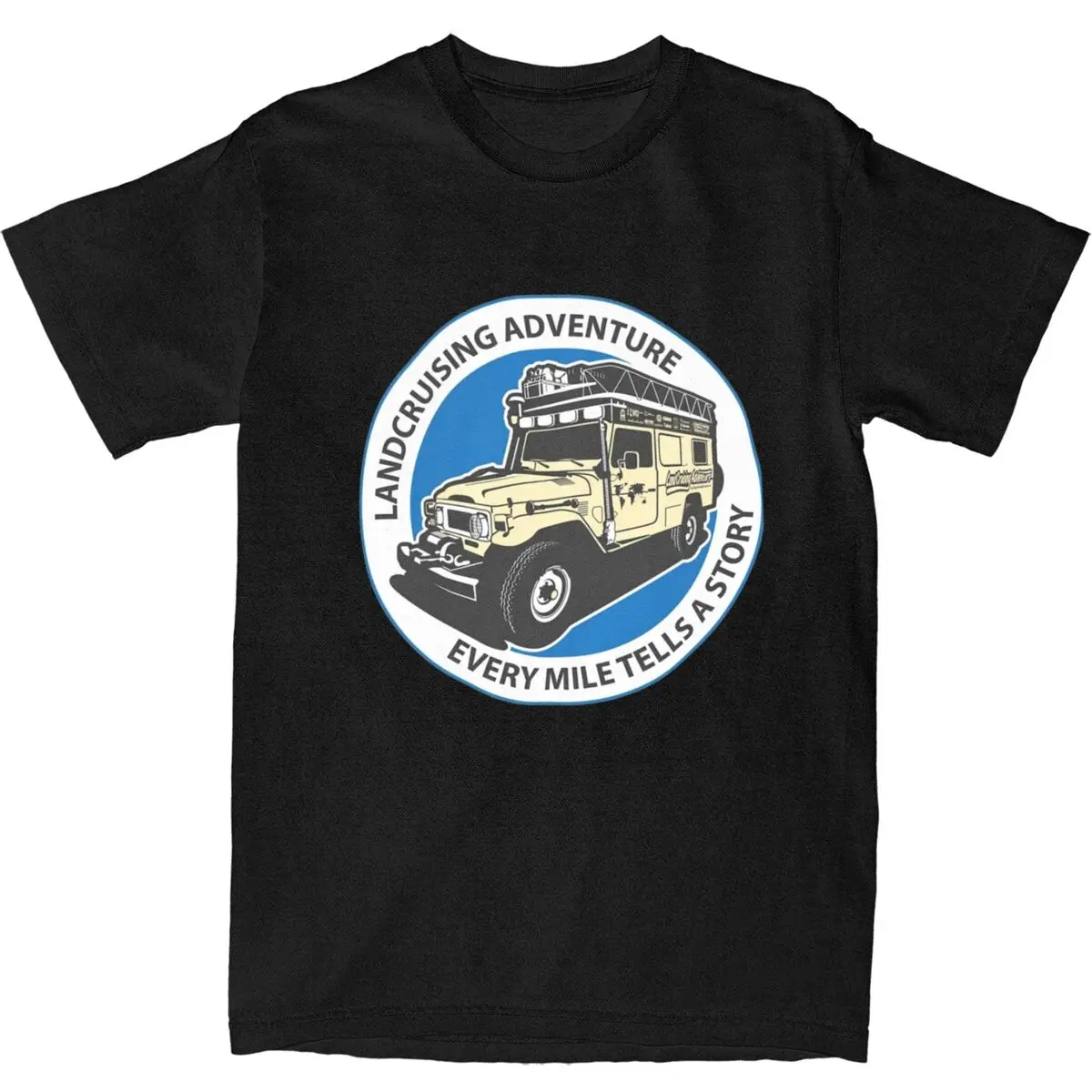 Landcruising Adventure for Men Women T Shirt Overland Off Road 80 Car Apparel Funny Tees T-Shirts 100% Cotton Adult Clothing