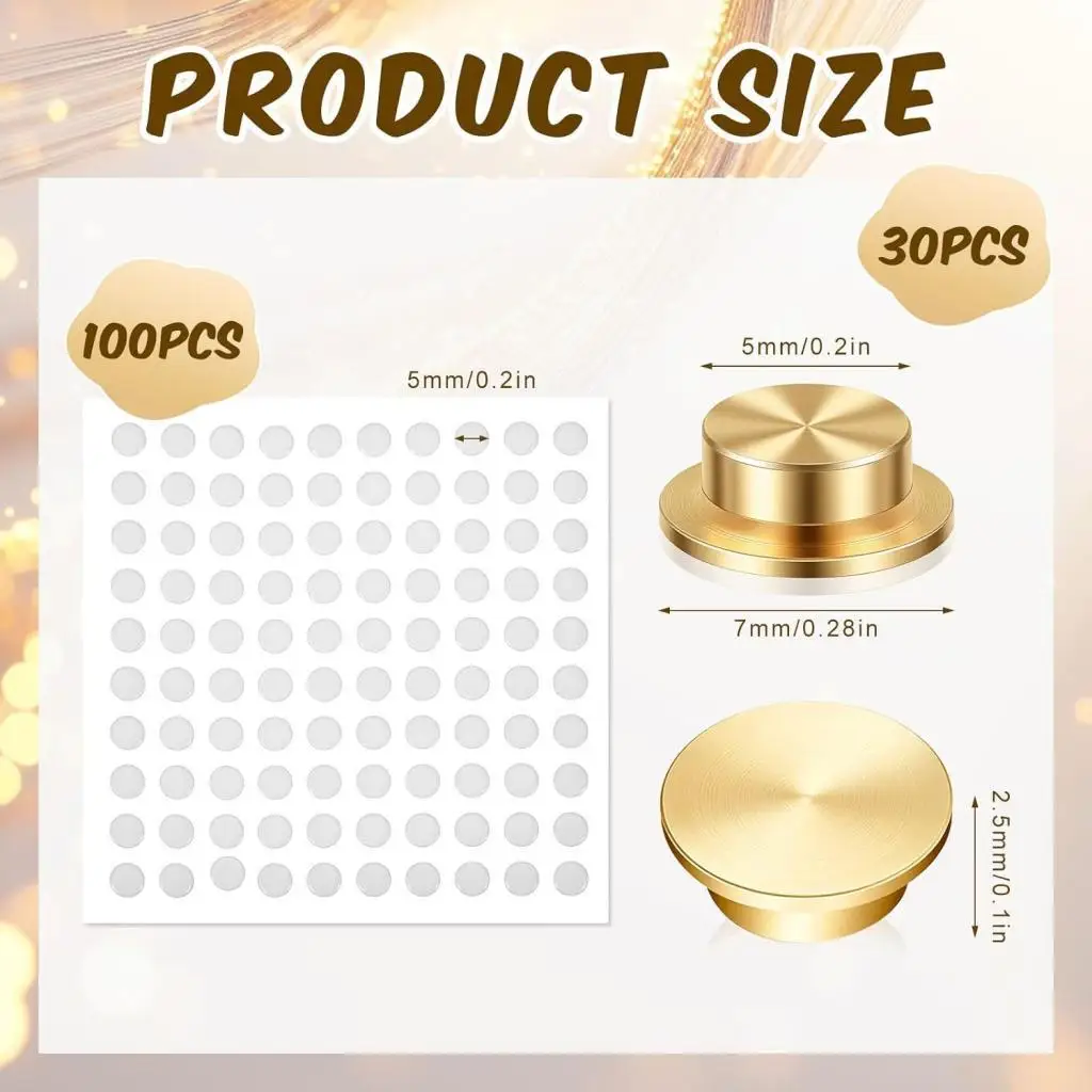 Precision Mini Rotating Bearings Creative Craft Supplies Headdress Charms Base for Jewelry Making DIY Decoration