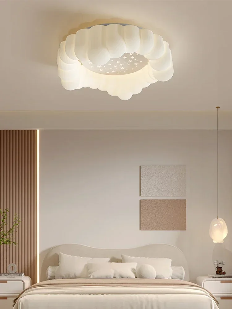 

Master Bedroom Lamp Modern Minimalist and Magnificent Ceiling Lamp Cream Style Zhongshan Lamp 2023 New