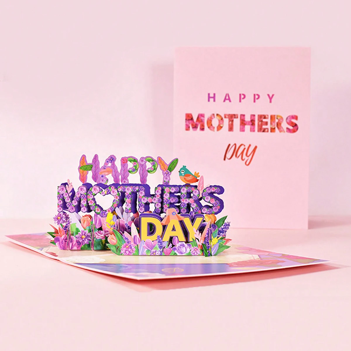 

Изысканная открытка ко Дню матери, открытка с надписью «С Днем матери», подарок на День матери для мамы (с конвертом)