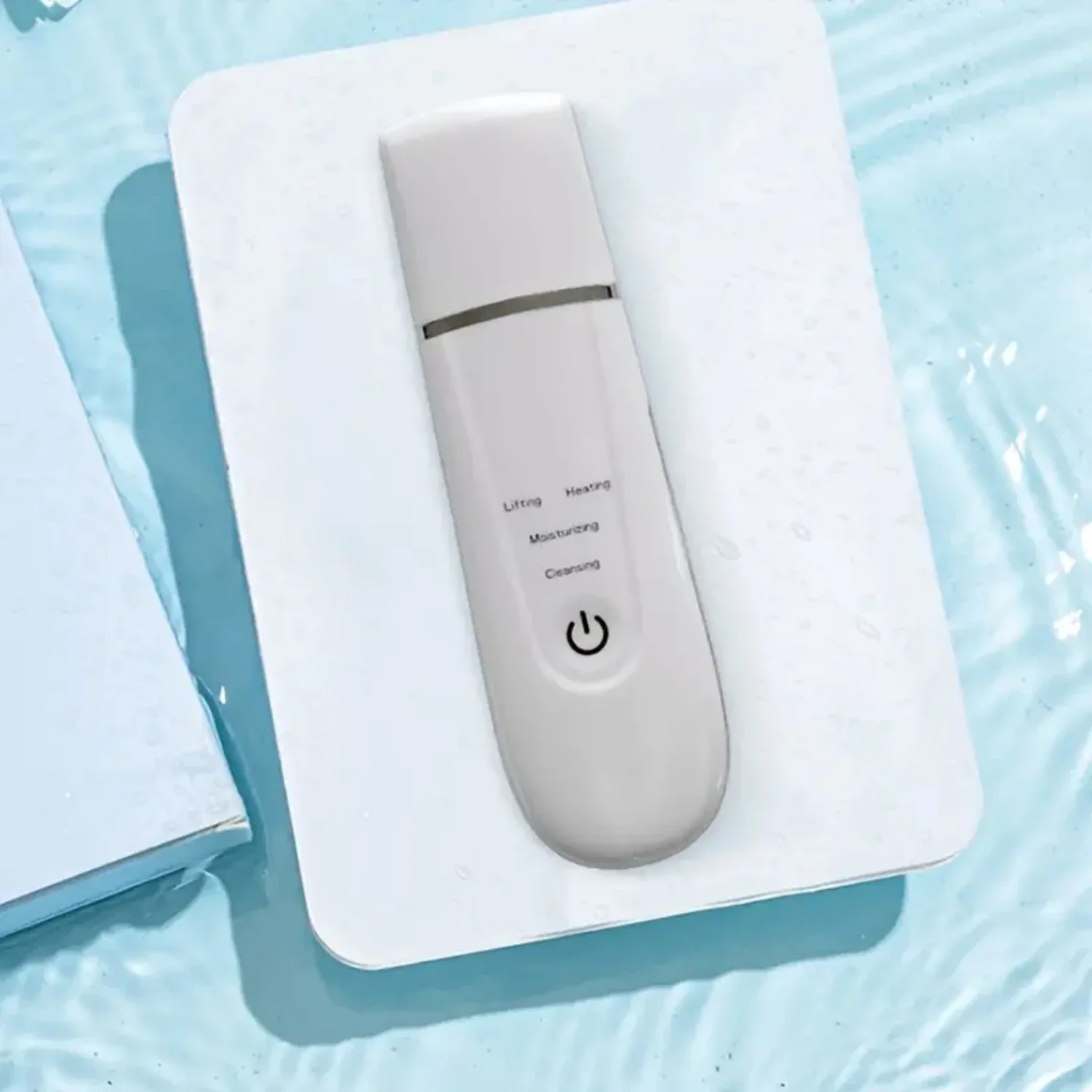 Draagbare gezichtshuidscrubber - Krachtig schoonheidsinstrument voor diepe reiniging, mee-eterverwijdering en gezichtslift - Compact en