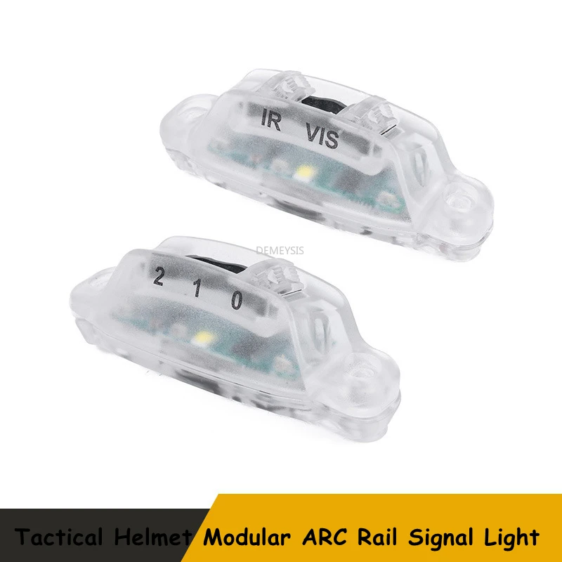 

Тактический шлем, модульная ARC-рейка, вспышка, сигнальная лампа, ИК-/белый сигнальный светильник, уличная лампа для охоты, выживания, безопасности, страйкбола, шлема