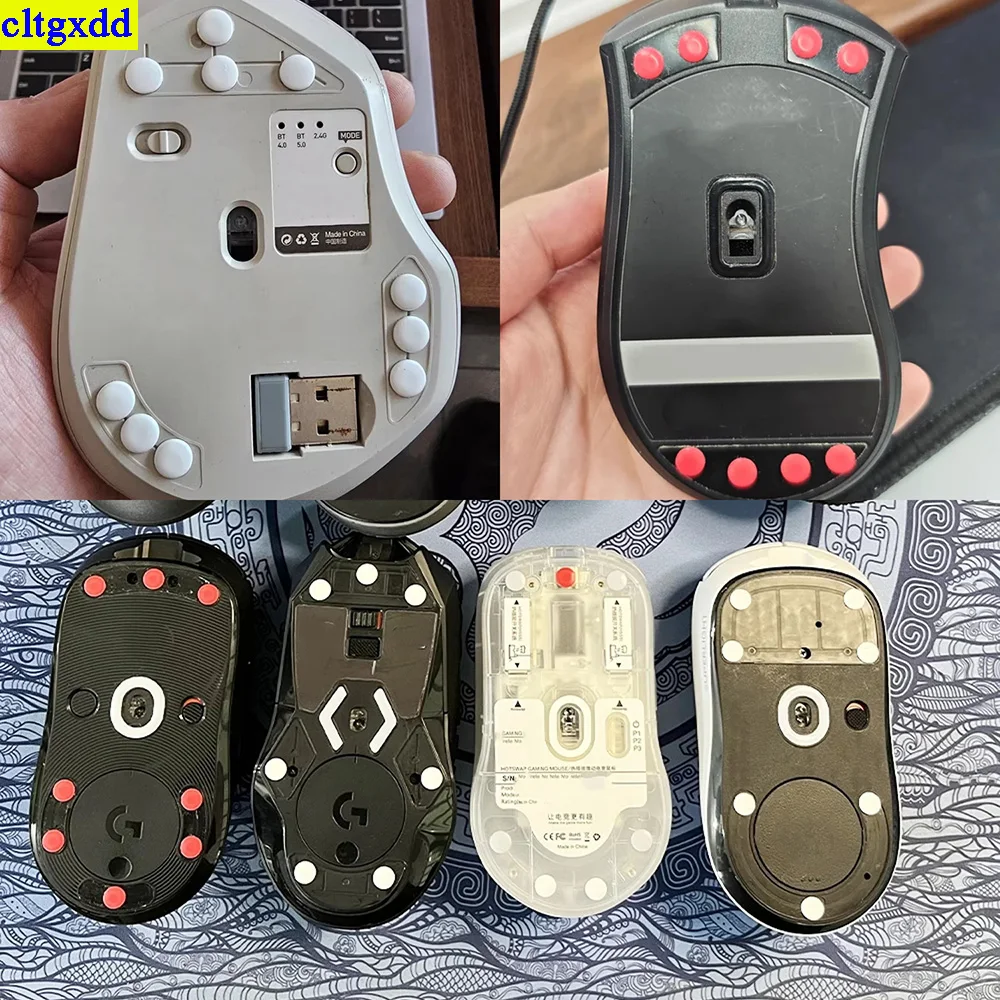 Cltgxdd, 20 шт., 6 мм, 6,5 мм, диаметр 7 мм, маленькая точка, универсальная мышь, противоскользящая скорость, резиновая подставка для ног для киберспорта, сделай сам