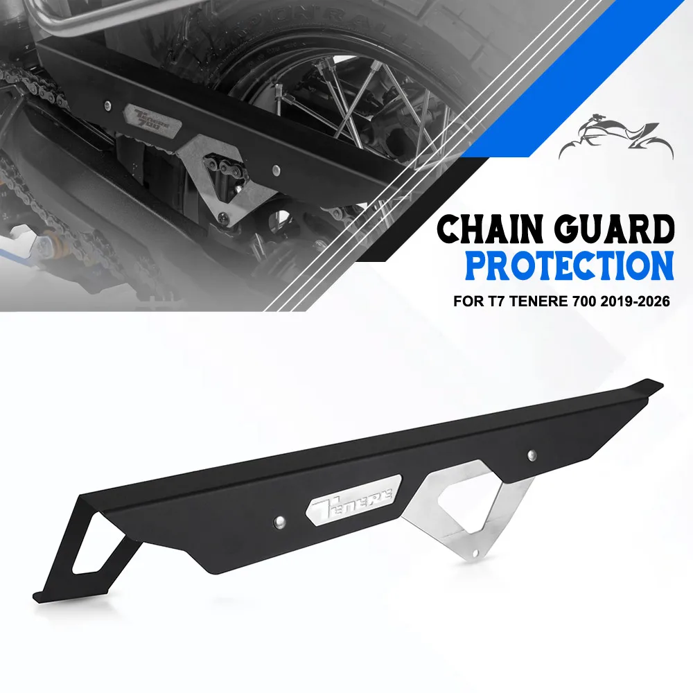 

XTZ660Z FOR YAMAHA T7 TENERE 700 2019-2023-2024-2025-2026 Motorcycle Chain Guard Protector Decoration Chain Sprocket Frame Cover