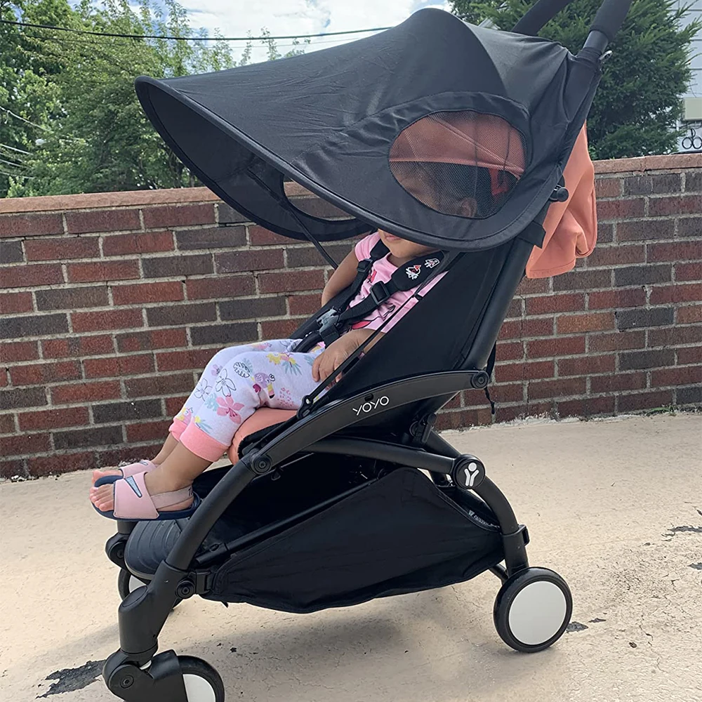 Baby Stroller Sun Shade Pram Pushchair Buggy Stroller Sunshade Parasol Sun Rain Shade Canopy Cover Toddlers Stroller Canopy