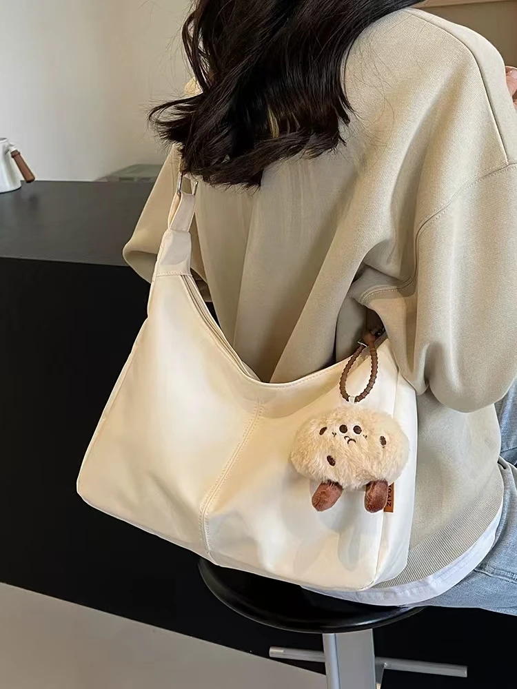 

Популярная корейская летняя повседневная сумка большой вместимости, стильная сумка через плечо на одно плечо