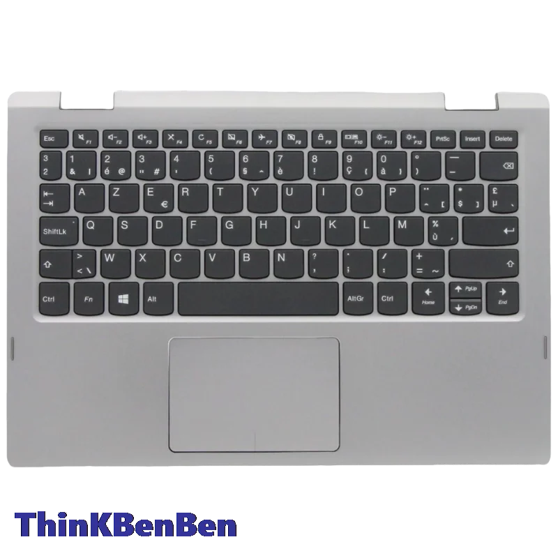 BE Belgian Keyboard Mineral Gray Upper Case Palmrest Shell Cover For Lenovo Ideapad Yoga 330 11 Flex 6 11IGM 5CB0Q81376