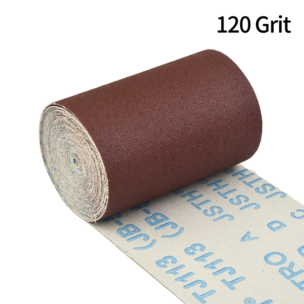 80-600 Grit Sandpaper Roll 10cm X 5meter Emery Cloth Roll Abrasive Sand Paper Roll For Wood Furniture Metal Polishing Tools