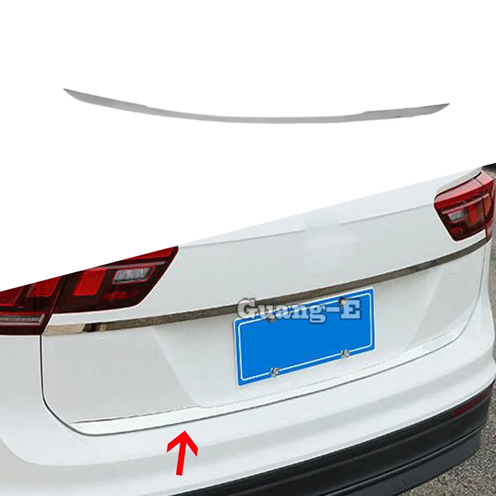 

For Volkswagen VW Tiguan L 2022 2023 2024 Stainless Steel Trunk Tailgate Trim Stick Car Styling Accessories Exterior Decoration