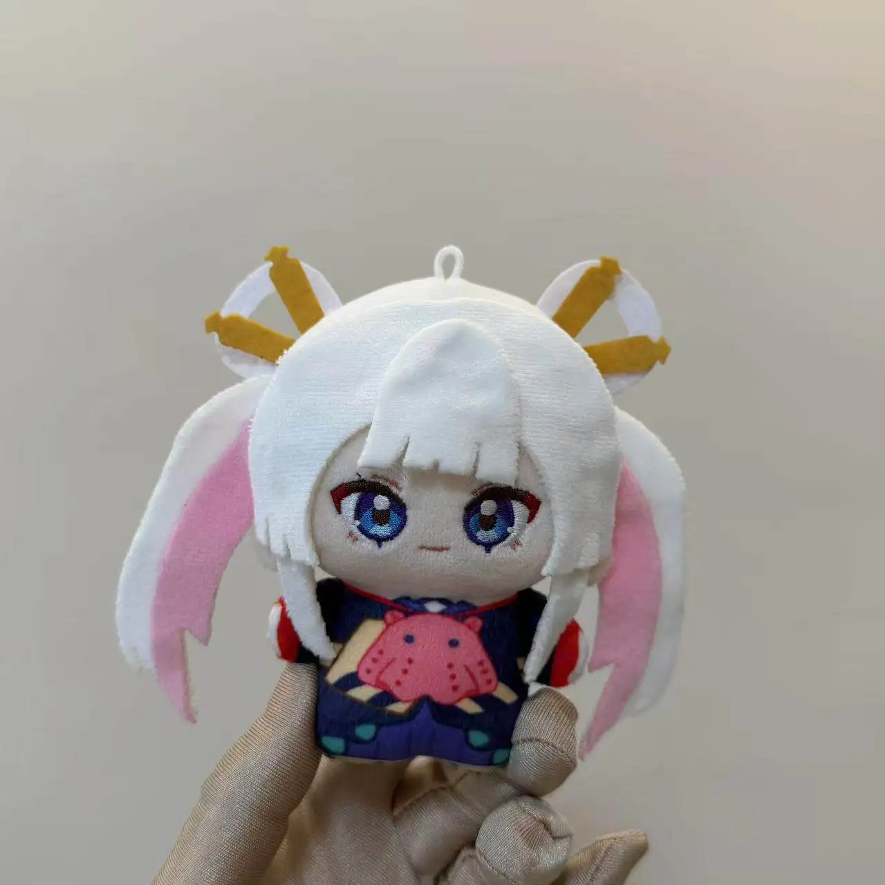NEU Kawaii Anime Cosmic Princess Kaguya! Sakayori Iroha Kaguya 10cm Baumwollpuppe Plüschtiere Nunu Körperanhänger Puppen Geschenk Plüschtier – Detail 4