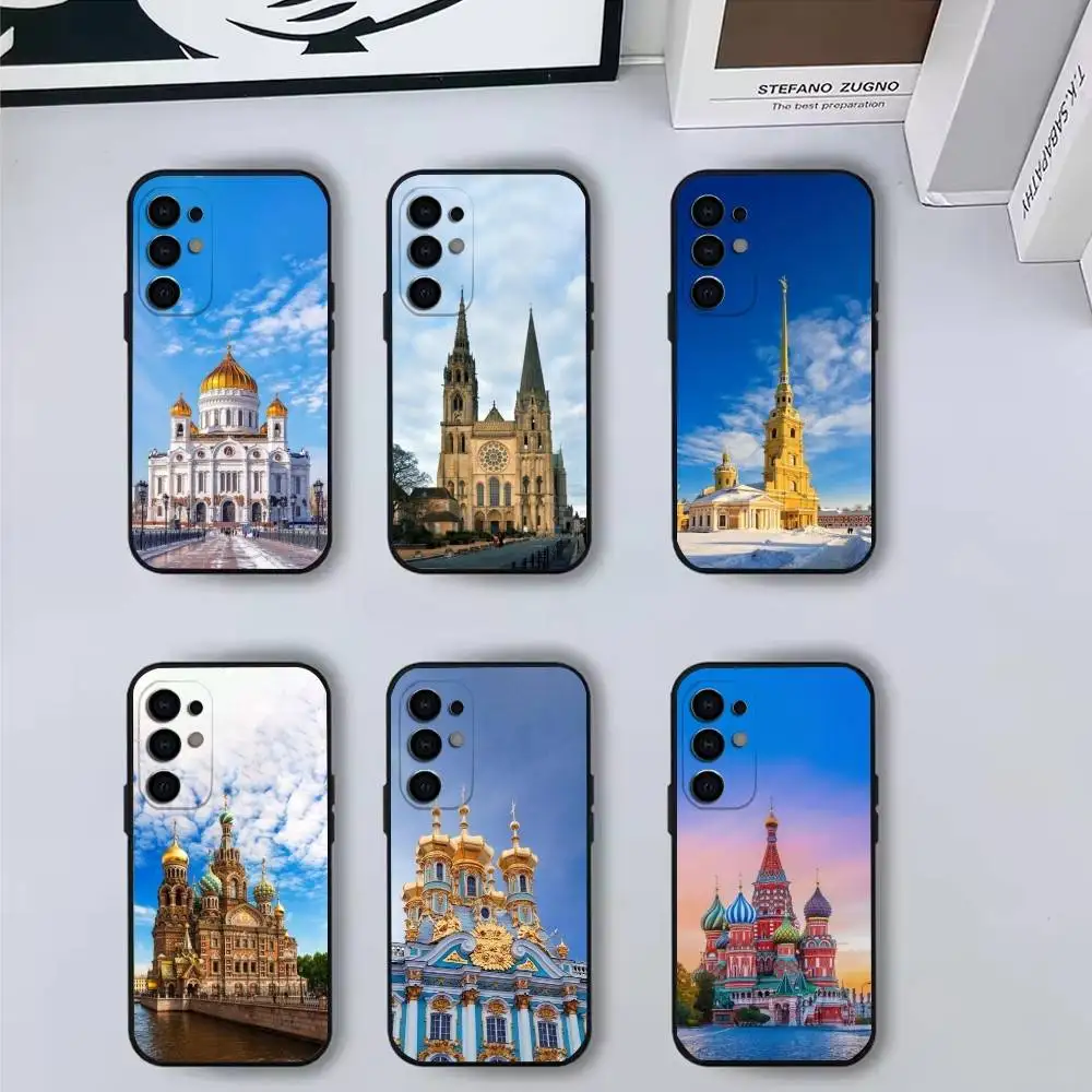 

Russia's famous architecture Phone Case For Samsung S25,S24,S21,S22,S23,S30,Ultra,S20,Plus,Fe,Lite,Note,10,9,5G Black Cover
