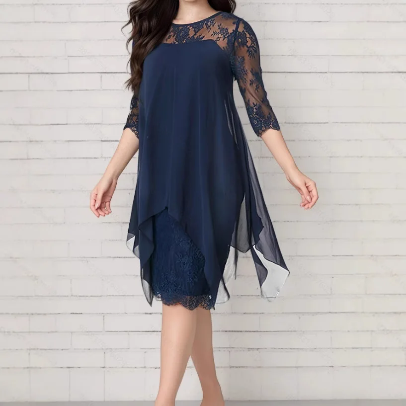 ladies loose fitting dresses Buy Designer Loose-Fit for Women celebrating every curve with plus size inclusivity that honors real bodies. Fashion Chiffon Hollow Out Dress