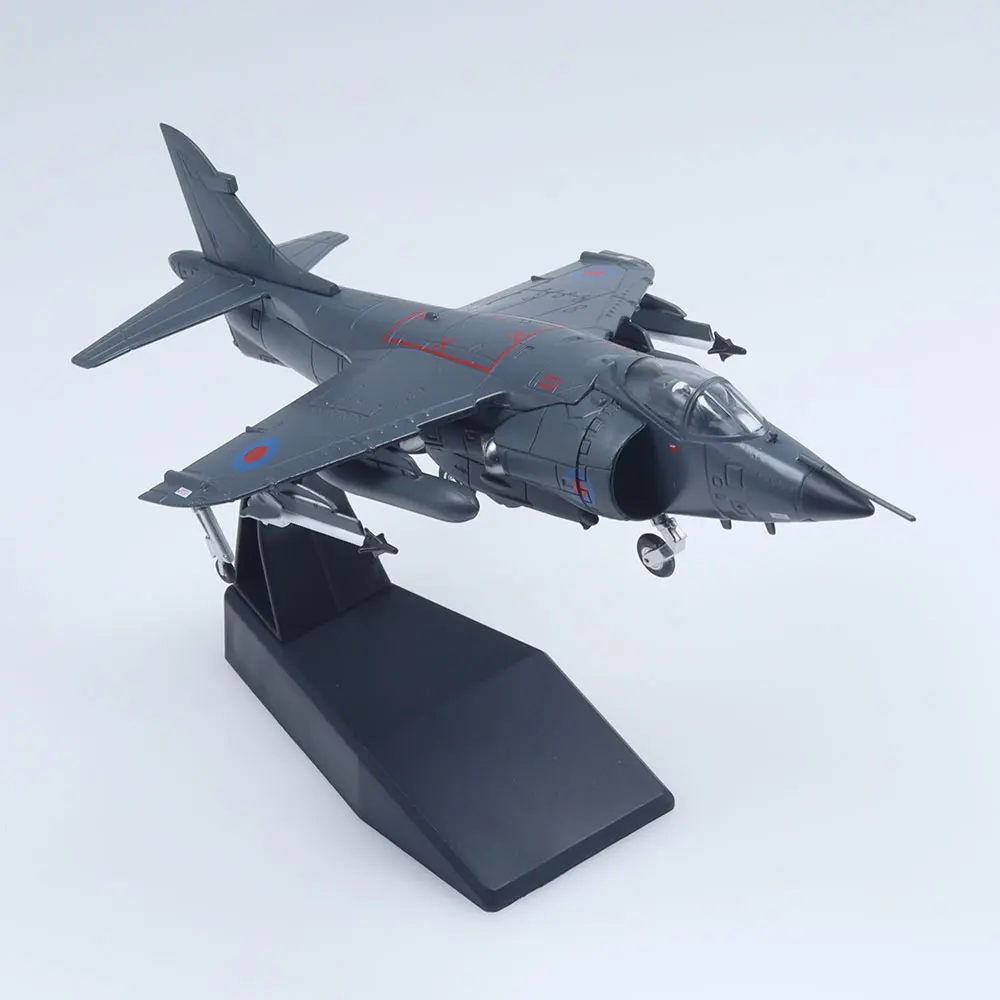 1/72 مقياس البحر هارير يموت الصب طائرة نموذج معدني للهدايا