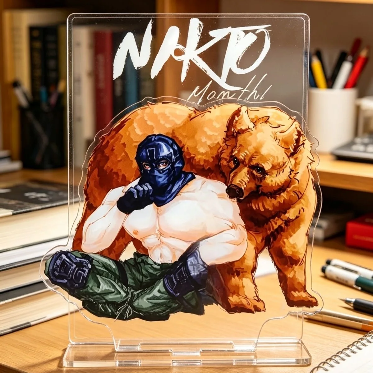 

New self-made anime with high aesthetic value, acrylic single plug cosplay, exquisite standing plaque