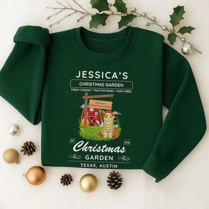 

Рождественский свитшот на заказ, толстовка с индивидуальным именем для домашних животных, рождественский подарок для кошки, мамы и папы, уютные праздничные фотографии, пуловер с длинными рукавами