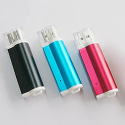 4-in-1 USB 카드 리더 어댑터, 직접 읽기 플러그 및 사용 리더, PC 노트북 액세서리