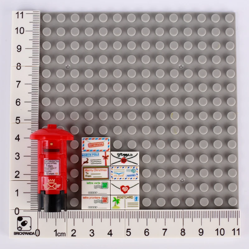 MOC Dog Wast Building Blocks Trash Can ATM Cash Point City Street View Postbox Telephone Booth Bricks Toys Kids Gift