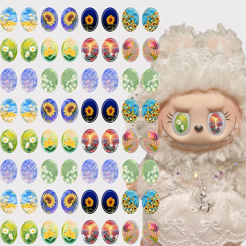 Labubu V1v2v3 New Eye Stickers Mokoko Series Same Eye Stickers Diy Labubu Doll Material Props 10th Anniversary Labubu Accessorie