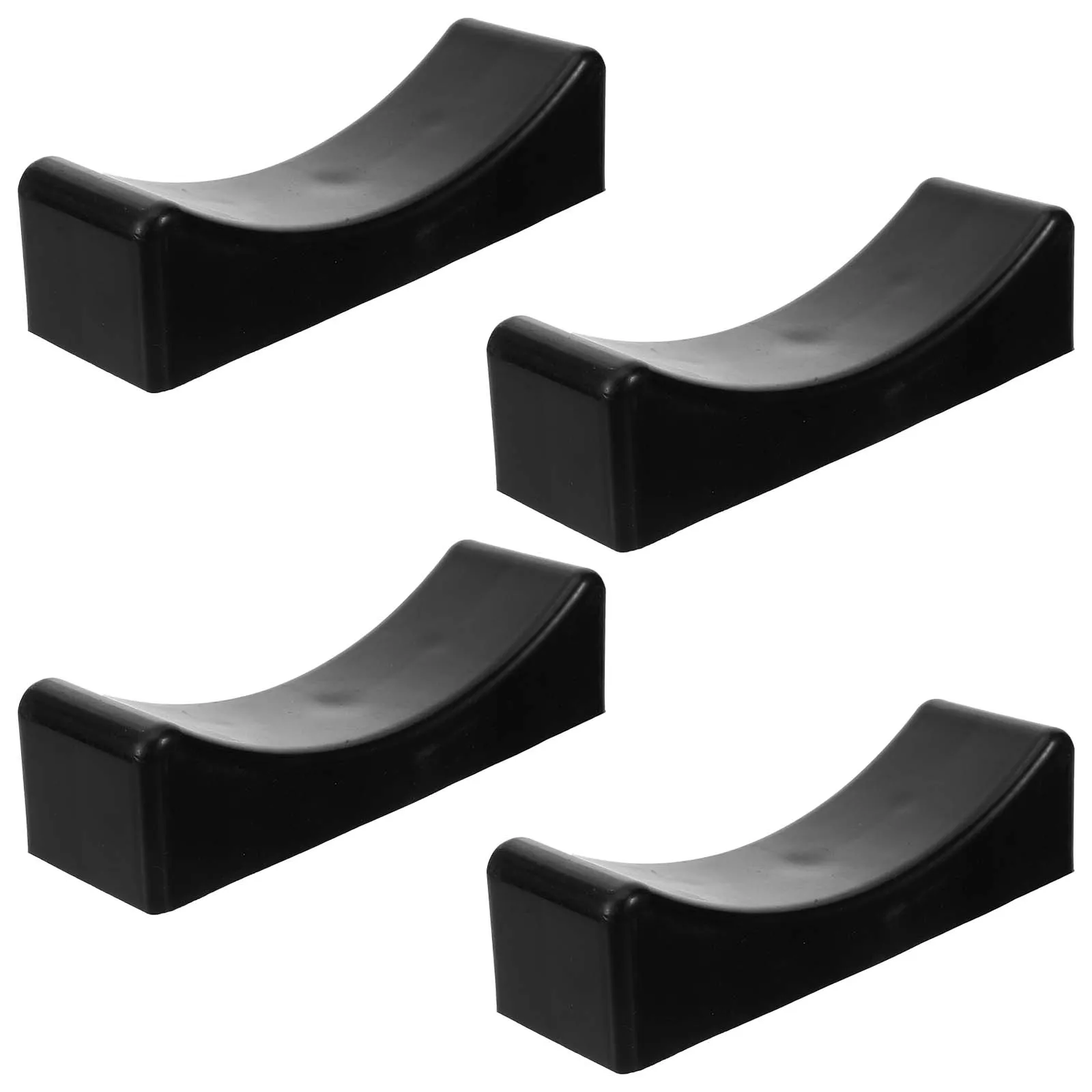 4 قطعة رف تخزين الدمبل البلاستيك مستقرة دائم حامل الوزن حامل للدمبل الصالة الرياضية استخدام حامل الدمبل بار جرس الوسادة #6