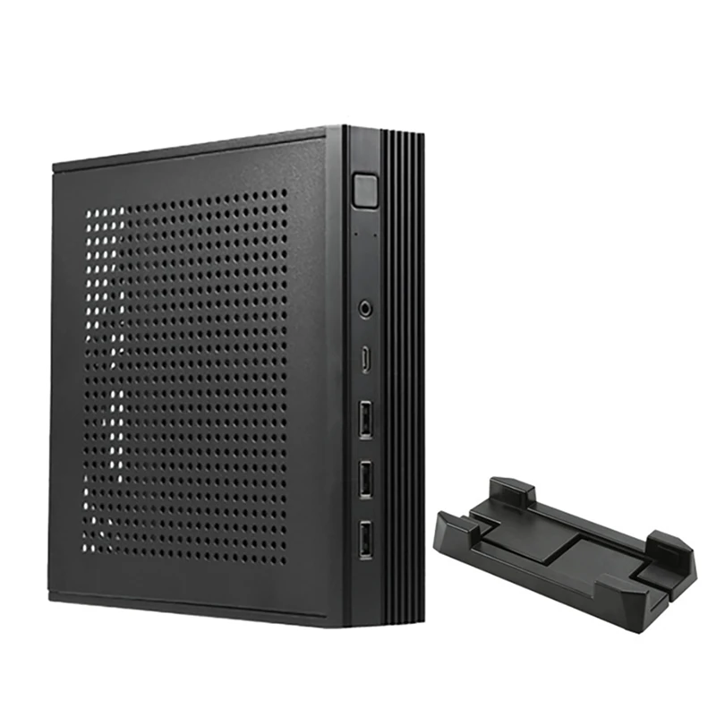 

TX06 Mini HTPC ITX Case Typec Desktop Back Mount Mini Chassis