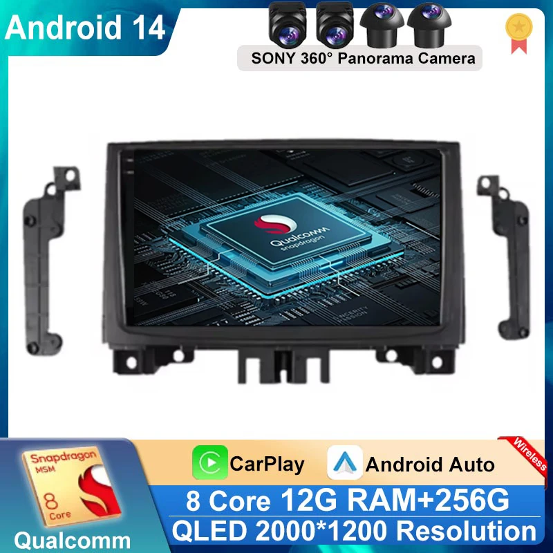 

9" Android 14 For Mercedes Benz Sprinter For VW Crafter 2006- 2016 Car Radio Android CarPlay 4G WIFI GPS Navigation No 2din DSP