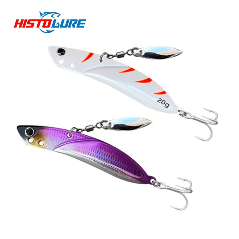 1PCS  Metal VIB Vibration Bait 7g 10g 15g 20g Spinner Spoon Fishing Lures Jig Lure Wobbler Fishing Accessories Hard Baits Tackle