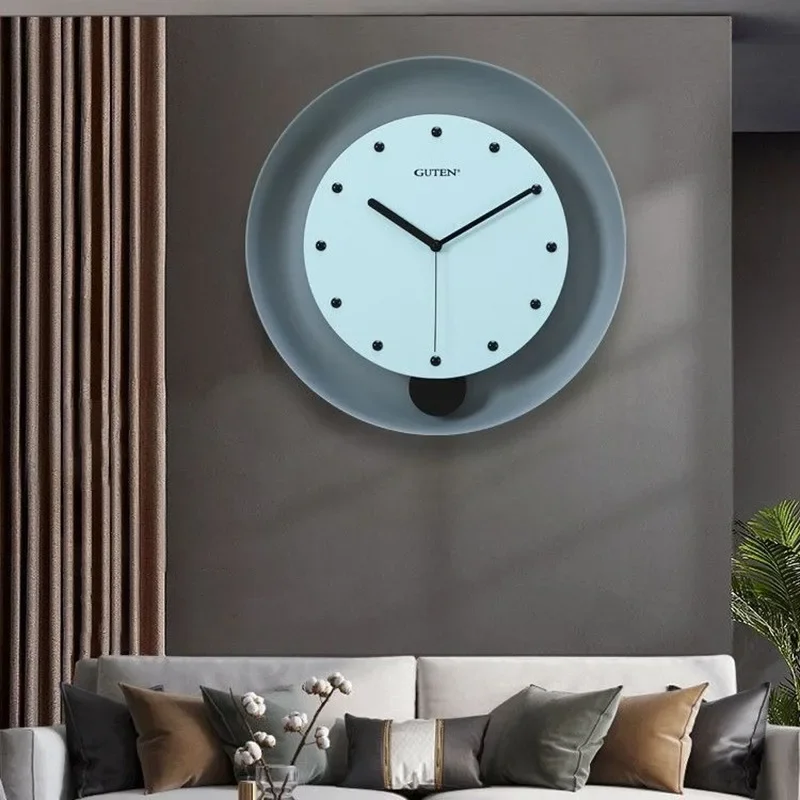 Nordic Wall Clocks Luxury Clock Watch Design Clock Mechanism Silent Minimalism Modern Living Room Clocks Decoration for Bedroom