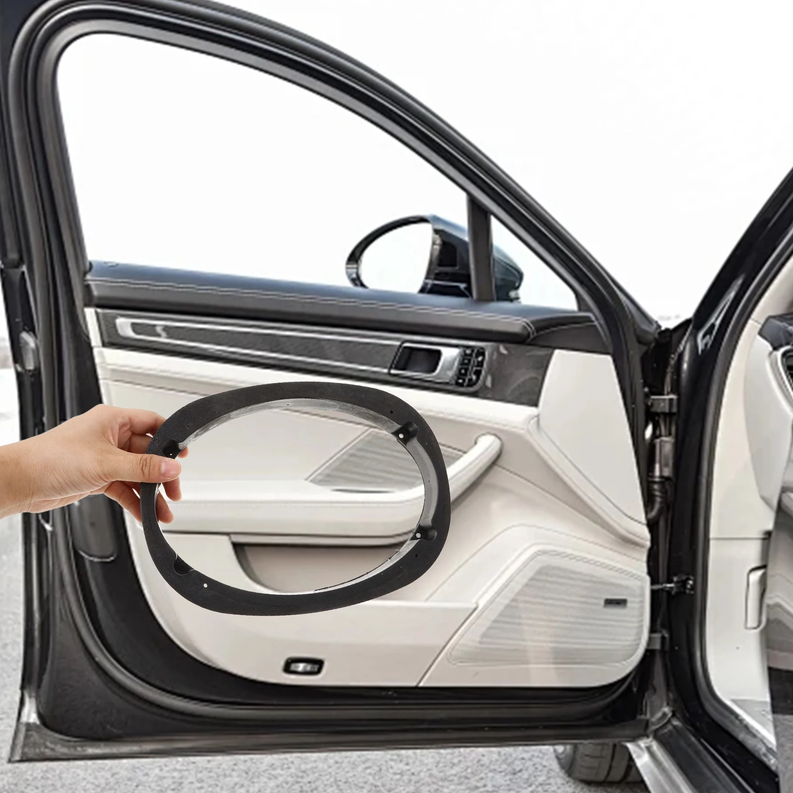 

1Pair Car Speaker Mounting Spacer Thickened Waterproof Adapter Stable Insulation Sound Enhancer Speaker Adapter