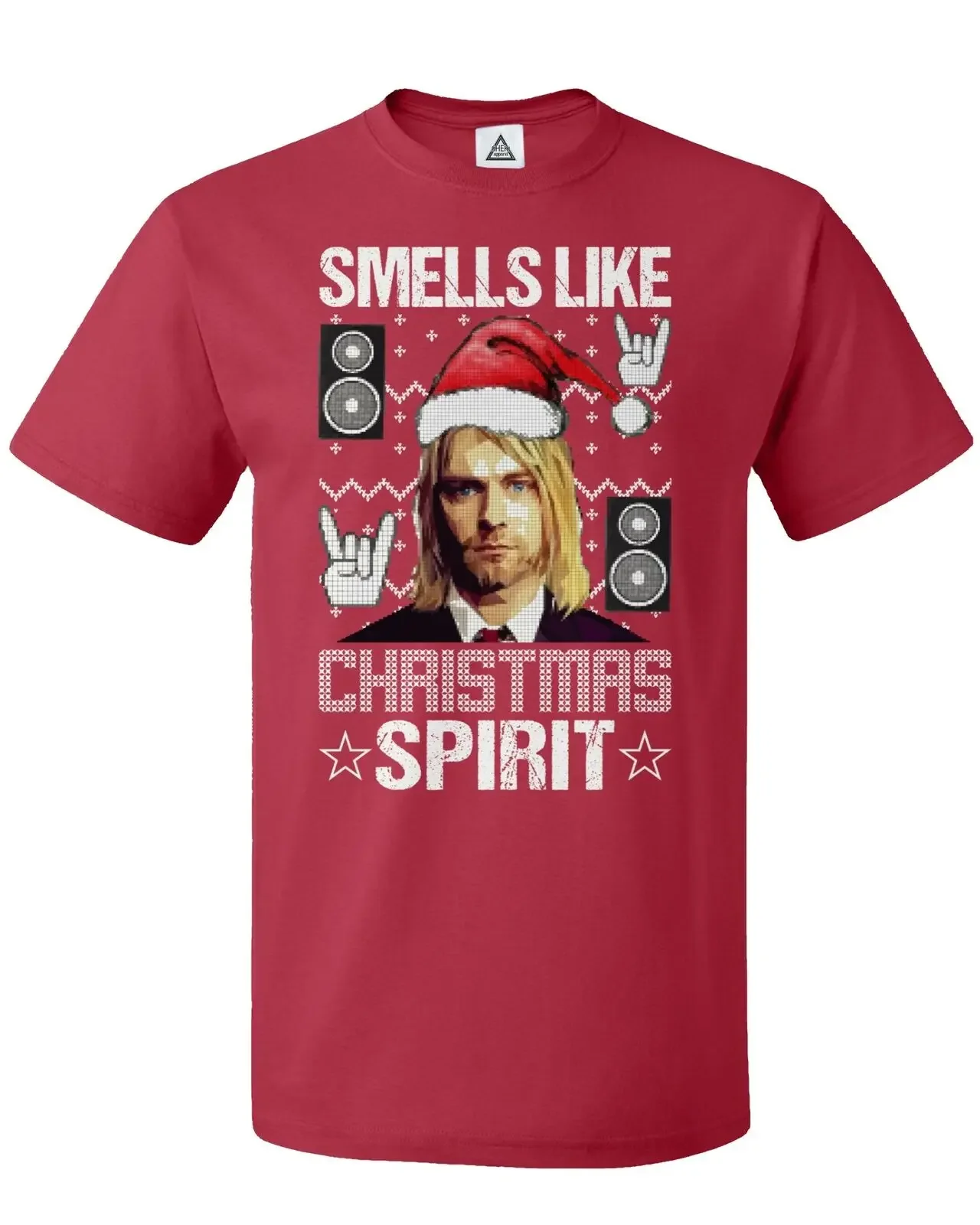 Smells Like Christmas Spirit Funny Unisex Tee Tshirt