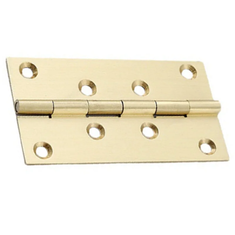 AT19-Koper Messing Geborsteld & Verzegelde Scharnieren 10 Stuks Sieraden Doos Deur Keukenkast Deuren Kleine Doos Prachtig Ontwerp