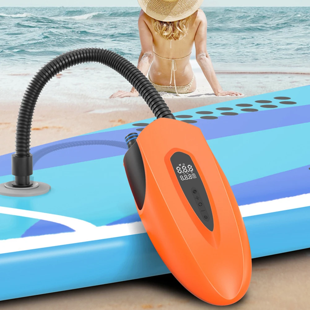 20PSI SUP قارب مضخة قابلة للنفخ مع إيقاف تلقائي مضخة هواء كهربائية مجداف وقوف مجلس مضخة للوحة مجداف وقوف