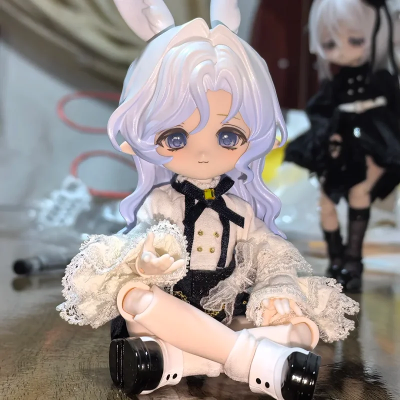 حقيقي 1/12 Bjd صندوق أعمى بوني أرنب الأرصاد الجوية ستار اللغة سلسلة Kawaii Bjd سطح المكتب مفصلية ألعاب شخصيات الحركة