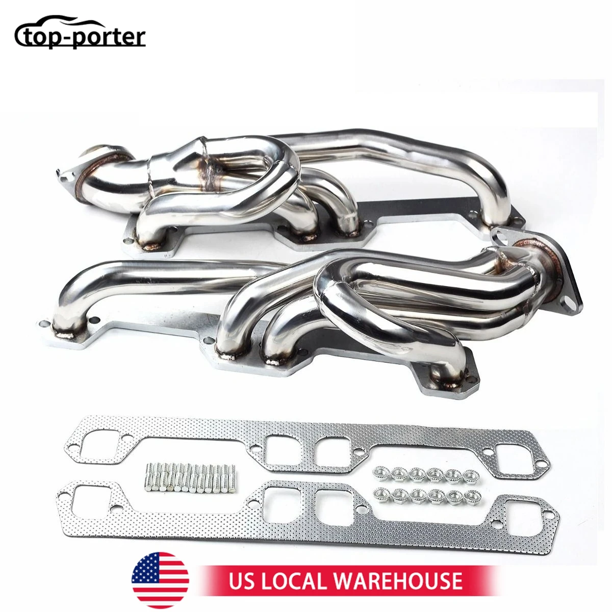 

For Dodge Dakota Ram 1500 2500 3500 Pickup 5.2L 5.9L Exhaust Manifold Headers For 1997-2004 Dodge Dakota 5.2L/5.9L V8